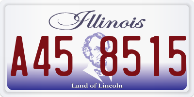 IL license plate A458515