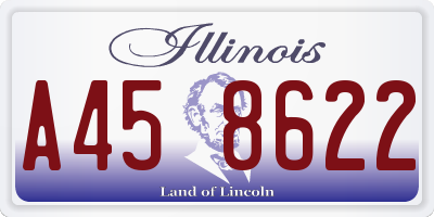 IL license plate A458622