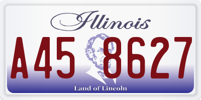 IL license plate A458627