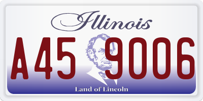 IL license plate A459006