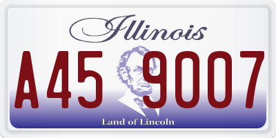 IL license plate A459007