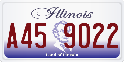 IL license plate A459022