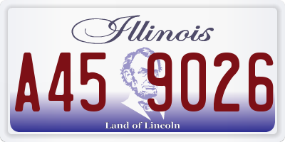 IL license plate A459026