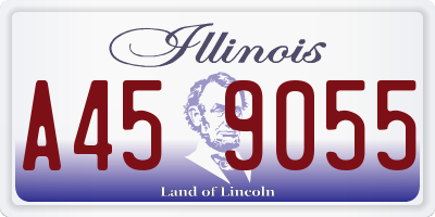 IL license plate A459055