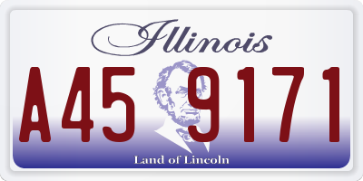 IL license plate A459171