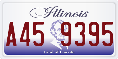 IL license plate A459395