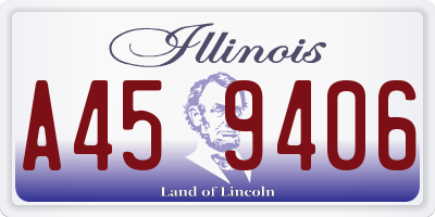 IL license plate A459406