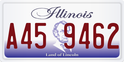IL license plate A459462