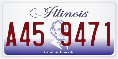 IL license plate A459471