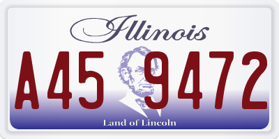 IL license plate A459472