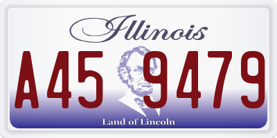 IL license plate A459479