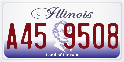 IL license plate A459508