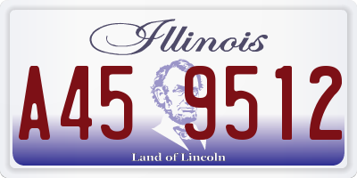 IL license plate A459512