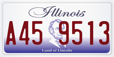 IL license plate A459513