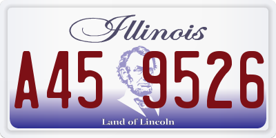 IL license plate A459526