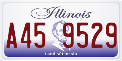IL license plate A459529