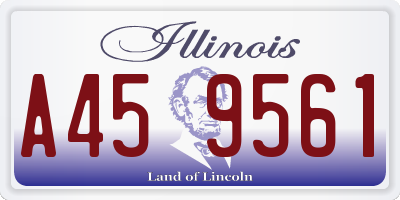 IL license plate A459561