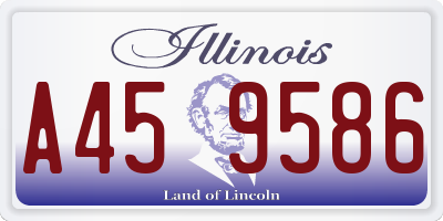 IL license plate A459586