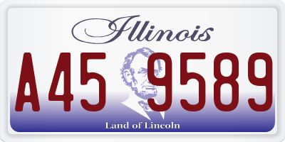 IL license plate A459589