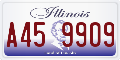 IL license plate A459909