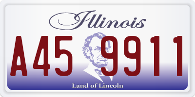 IL license plate A459911