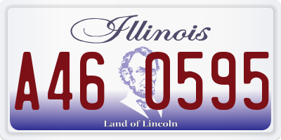 IL license plate A460595