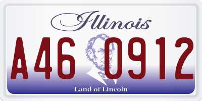 IL license plate A460912