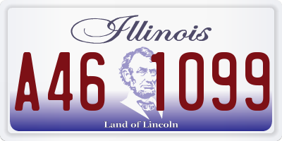 IL license plate A461099