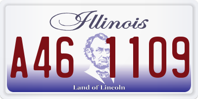 IL license plate A461109