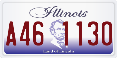 IL license plate A461130