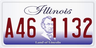 IL license plate A461132