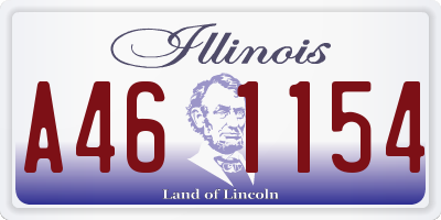 IL license plate A461154