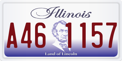 IL license plate A461157