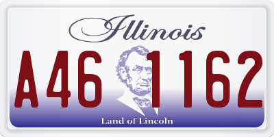 IL license plate A461162
