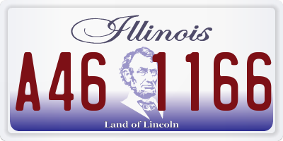 IL license plate A461166