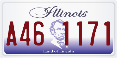 IL license plate A461171
