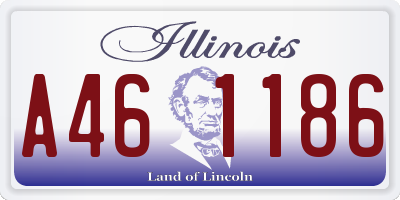 IL license plate A461186