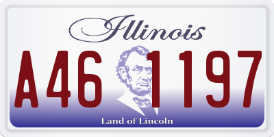 IL license plate A461197