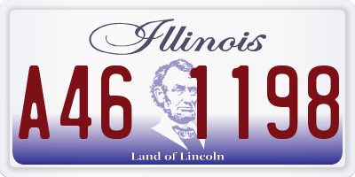 IL license plate A461198