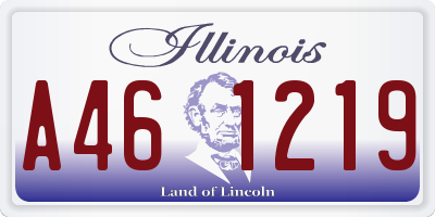 IL license plate A461219