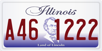IL license plate A461222