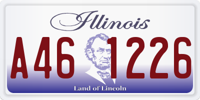 IL license plate A461226