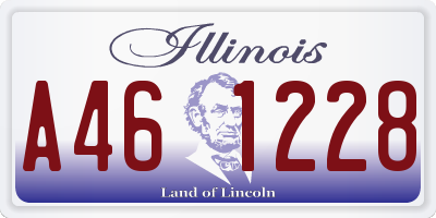 IL license plate A461228