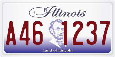 IL license plate A461237