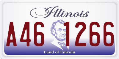 IL license plate A461266