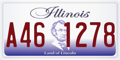 IL license plate A461278
