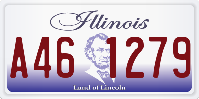 IL license plate A461279