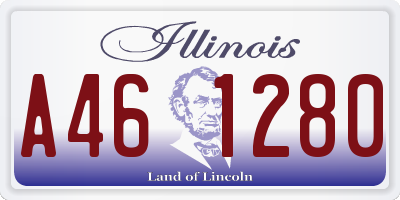 IL license plate A461280