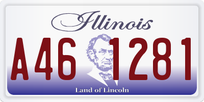 IL license plate A461281