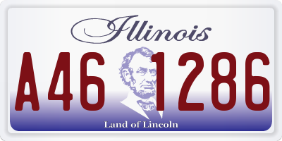 IL license plate A461286